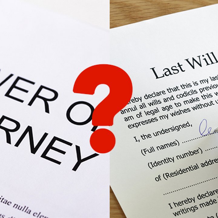 Is there a difference between a Lasting Power of Attorney and a Will?